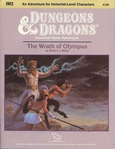 IM2 THE WRATH OF OLYMPUS VGC! Vintage Immortals Set Module D&D Dungeons Dragons - Picture 1 of 3