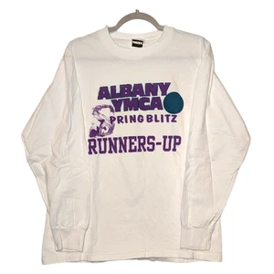 90s Albany YMCA Springblitz Runners Up Volleyball Long Sleeve t-shirt - Picture 1 of 6