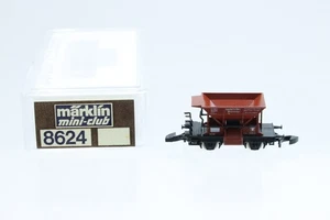Z Märklin mini-club 8624 Schotterwagen braun DB Güterwagen OVP N95 - Picture 1 of 2