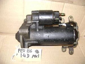 PEUGEOT 106 CITROEN AX SAXO XSARA ZX 1.4 AND 1.5 DIESEL STARTER MOTOR BOSCH - Picture 1 of 1