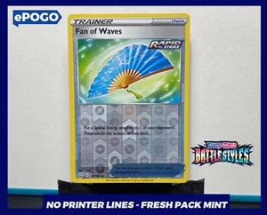 Fan of Waves 127/163 Reverse Holo Pokemon Card Battle Styles Pokémon TCG MINT ✅ - Picture 1 of 2