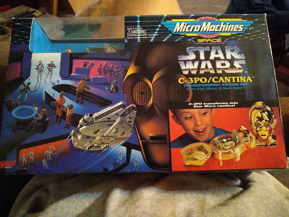 Star Wars Micro Machines C-3po Cantina Playset 1994 Galoob