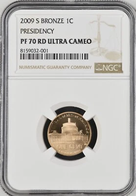 2009 S Bronze Lincoln 1¢ Presidency PF 70 RD Ultra Cameo - Image 1 of 2