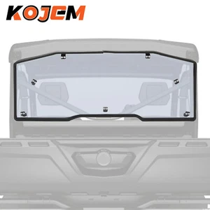 Heavy Duty Rear Smoked Windshield For 2016-2023 Can-Am Defender HD 5/8/10 - Picture 1 of 16