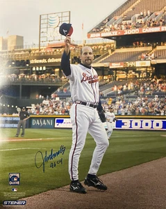 John Smoltz Signed 16x20 Photo "96 CY" Ins COA - Picture 1 of 1