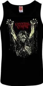 Cannibal Corpse Death Metal Band Black Tank Top Men's Sizes