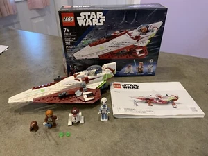 LEGO Star Wars 75333 Obi-Wan Kenobi's Jedi Starfighter COMPLETE Manual & Box - Picture 1 of 11