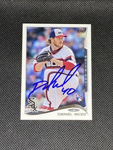 Daniel Webb Chicago White Sox Signed Auto 2014 Topps Card #US330 ~ COA