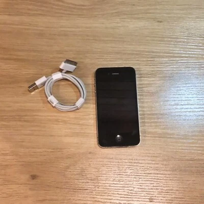 RARE Apple iPhone 4 - 16GB - Black (Unlocked) A1332 (GSM) - Image 1 of 4