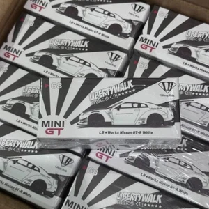 Mini GT #68 LBWK Liberty Walk Nissan GT-R R35 White - Picture 1 of 1