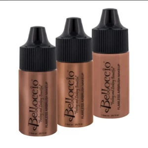 Belloccio 3 Shade Blush/Highlight  trio Professional Cosmetic Airbrush-0.5 fl oz - Picture 1 of 3