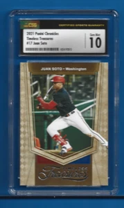 $$ Drop 2021 Panini Chronicles Timeless Treasures Juan Soto #17 Gem Mint 10 - Picture 1 of 2