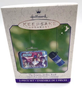 Hallmark Keepsake Christmas Ornament 2001 Star Wars Empire Lunch Box Thermos - Picture 1 of 16