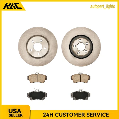 Rotores de freno de disco delanteros + pastillas de freno para Chrysler PT Cruiser 01-2010 53000+D841 Foto 1 de 4