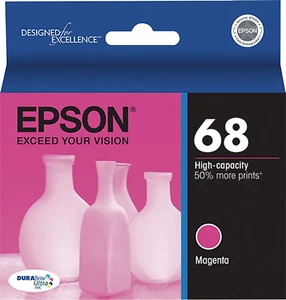 Nuevo cartucho de tinta magenta original Epson 68 para Stylus Photo R800 - Imagen 1 de 2