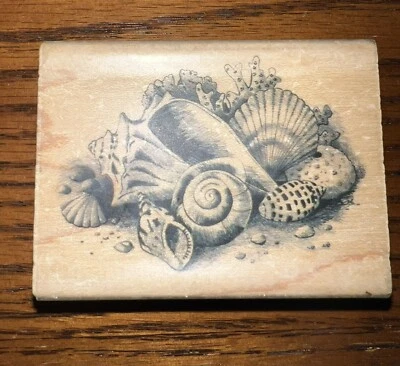 Sello de goma SEASHELL CLUSTER Inkadinkado ZP27 Foto 1 de 4