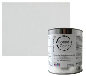 Fast Drying Concrete Stain-Professional-Easy to Use 100-150sq ft True White - Picture 1 of 2