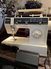 Vtg Singer 6215C Free Arm Zig-Zag Portable Electric Sewing Machine & Foot Pedal