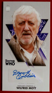 DR WHO - Bernard Cribbins - Wilfred Mott - Personally Signed Autograph Card