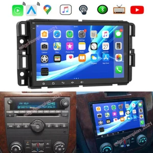 Carplay For GMC Yukon Chevy Silverado Sierra 32GB Android13 Car Stereo Radio GPS - Picture 1 of 14