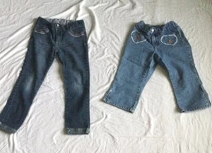 Girls Denim Jeans Lot of 2 - Size 6x Gasoline - Faded Glory - Picture 1 of 5