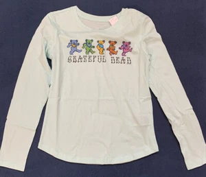 NWT Grateful Dead T-Shirt Licensed Dancing Jerry Bears Top Kid Base Layer Med 8 - Picture 1 of 9