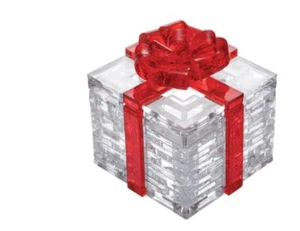 31675 GIFT BOX 3D CRYSTAL JIGSAW PUZZLE 38 PIECES FUN ACTIVITY DIY GIFT IDEA - Picture 1 of 1
