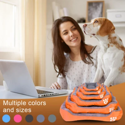 Home Pet Dog Cat Bed Puppy Cushion House Pet Soft Warm Kennel Dog Mat Blanket - Image 1 of 4