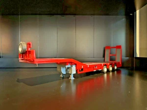 Siku Control Tieflader Rot REPARIERTE STÜTZEN NEUWERTIG - Picture 1 of 2