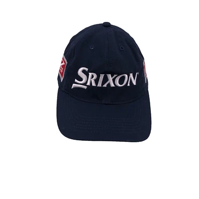Srixon Z Star Baseball Cap Hat Golf Navy Blue Adjustable 100% Cotton Canvas  - Image 1 of 4