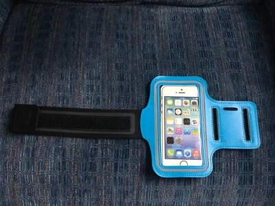 Cell Phone Sports Armband for iPhone 8,7,6,6S,Adjustable Reflective Velcro  - Image 1 of 4