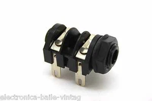 GENUINE JACK CLIFF UK MONO SWITCHED 1/4" 6.35mm WITH SOLDER LUGS - MARSHALL - Picture 1 of 1