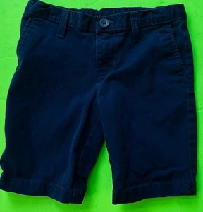 Faded Glory Mädchen marineblau Shorts-Jugend Größe 8 verstellbare Taille - Bild 1 von 7