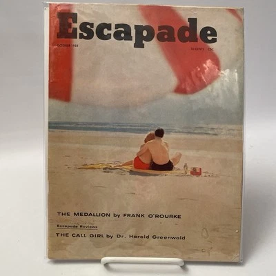 October 1958 Escapade Magazine Fiction Articles Humor Satire Art Kim Novak Mens Foto 1 de 4