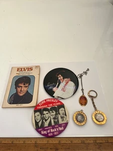 VINTAGE LOT OF ELVIS PRESLEY COLLECTIBLES - Picture 1 of 4