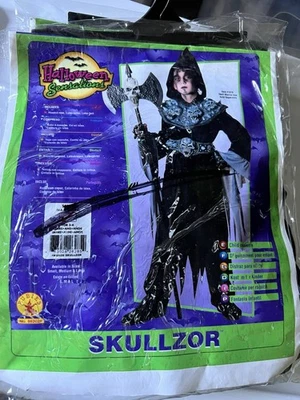 Disfraz Skullzor Niños Disfraz de Miedo Niño Talla Pequeña 4-6 Monstruo Zombi Nuevo de Lote Antiguo Foto 1 de 4