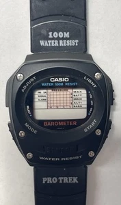 CASIO 1284 BM-600 JAPAN M Vintage DIGITAL Watch Barometer Neuwertig - Imagen 1 de 8