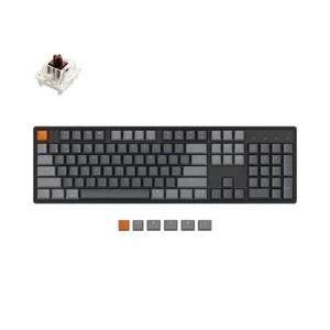 Teclado mecánico intercambiable en caliente diseño tamaño completo K10 RGB para Mac Windows, M... - Imagen 1 de 9
