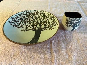 Lasse Birk Keramik - 10" Teller & Tasse/Vase - Bild 1 von 8