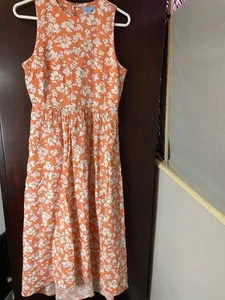 Draper James Damen Kleid Gr. Small Koralle mit Blumen - Bild 1 von 4
