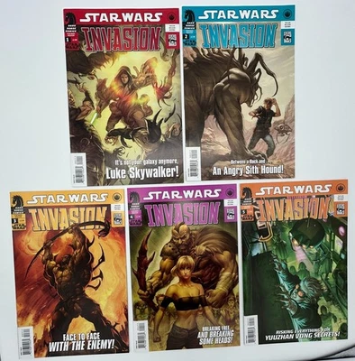 Star Wars Invasion 1-5 - Dark Horse Complete Limited Series Set 2009 - NM - Image 1 of 4