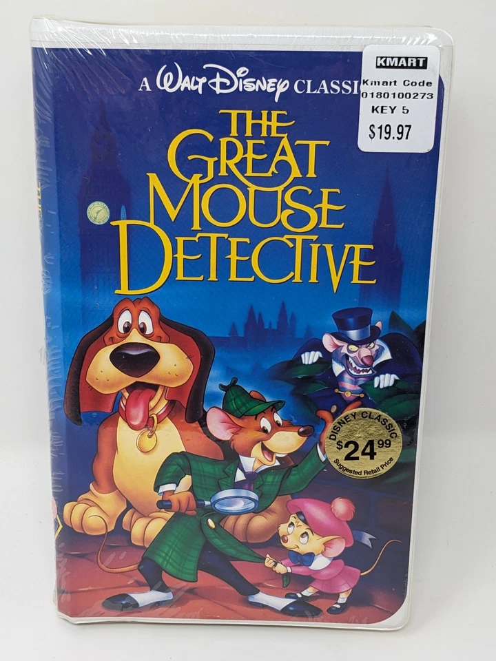 Disney Black Diamond VHS The Great Mouse Detective Sealed NEU - Bild 1 von 4