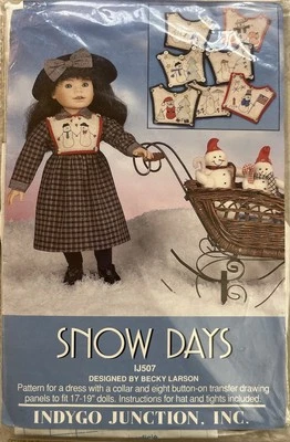 1997 Indygo Junction “Snow Days” Sewing Pattern by Becky Larson • IJ507 - Image 1 of 2