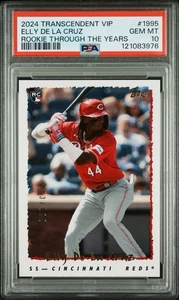 Elly De La Cruz 2024 Topps Transcendent VIP Party /100 Rookie RC PSA 10 - Picture 1 of 2
