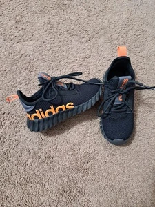 Adidas Boys Kaptir 3.0 IE2609 Black Running Shoes Sneakers Size 12K - Picture 1 of 11