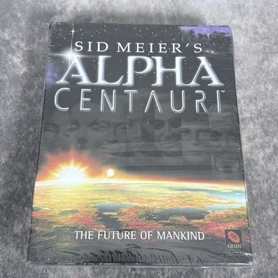 Sid Meier's Alpha Centauri PC Game - NEW Sealed CD-Rom Original Big Box Rare - Image 1 of 4