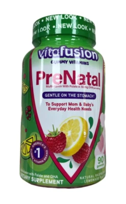 Vitafusion PreNatal Gummy Vitamins w/ DHA & FA 90ct __ - Image 1 of 2