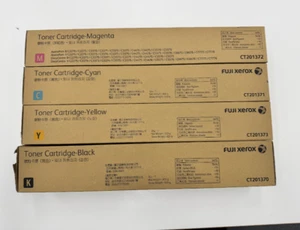 4 x Genuine Fuji Xerox Toner Ink Set CT201370 CT201371 CT201372 CT201373 - Picture 1 of 1