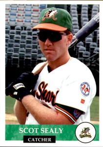 1994 Mobile Baysharks Collect-A-Sport #18 Scot Sealy Faulkner State JC Card