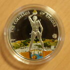  Palau 5$ 2009 Colossus of Rhodes PROOF colored silver 925 25 g+capsule (argent)